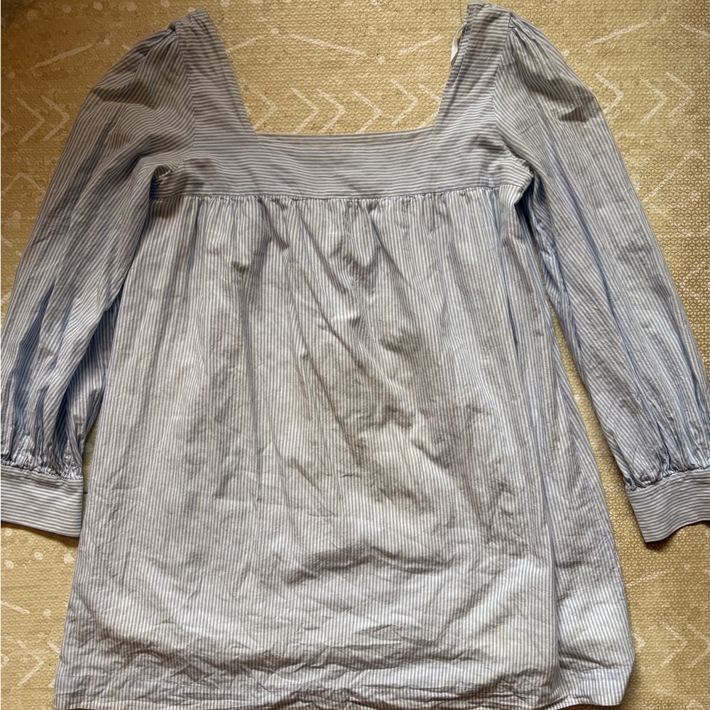 Striped Blue Women's Top